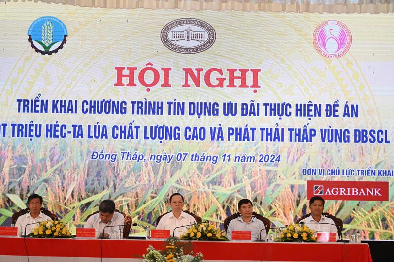 Hội nghị triển khai cho vay Đề án 1490 tại Đồng Tháp