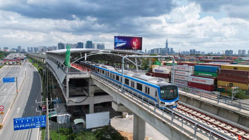 Metro 1 TP.HCM sẽ chính thức vận hành thương mại từ ngày 22/12.