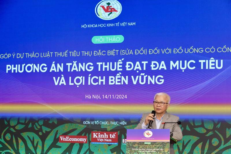 TS. Chử Văn Lâm, Phó Chủ tịch thường trực Hội Khoa học Kinh tế Việt Nam - Ảnh: Việt Dũng.