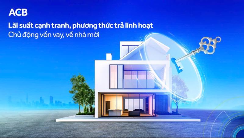 Lãi suất cạnh tranh, phương thức trả lãi linh hoạt, thời gian vay cố định đến 5 năm… là những ưu điểm về gói vay mua nhà từ ACB.