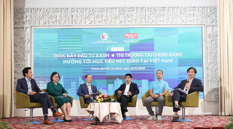 Hội thảo “Thúc đẩy đầu tư xanh và thị trường tài chính xanh hướng tới mục tiêu Net Zero” tại TP. Hồ Chí Minh sáng 26/11.