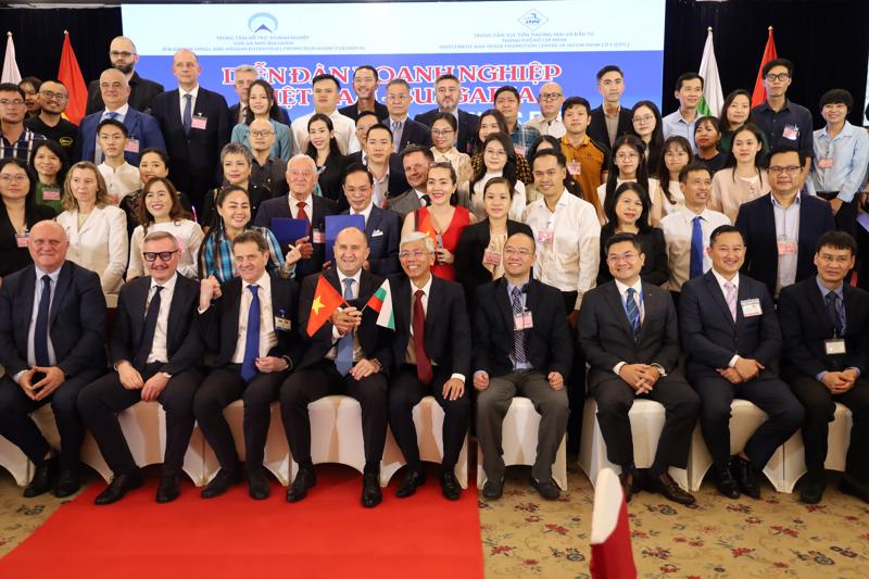 Participants at the Vietnam-Bulgaria Business Forum.