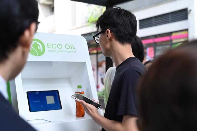 The used cooking oil recycling system utilizes cutting-edge Flow Metric and AI technology from South Korea.