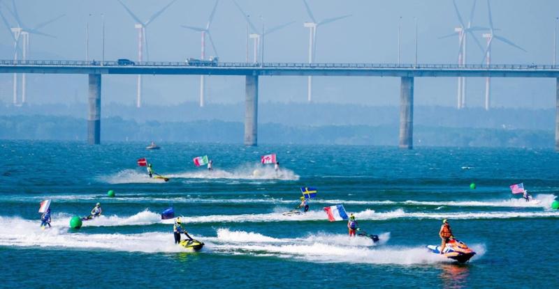 Giải đua mô tô nước UIM - APB Aquabike tại Bình Định.