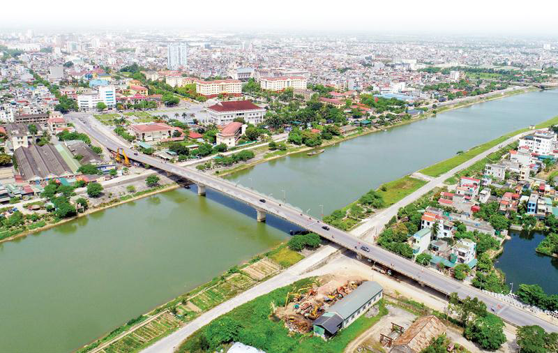 A view of Thai Binh province. 