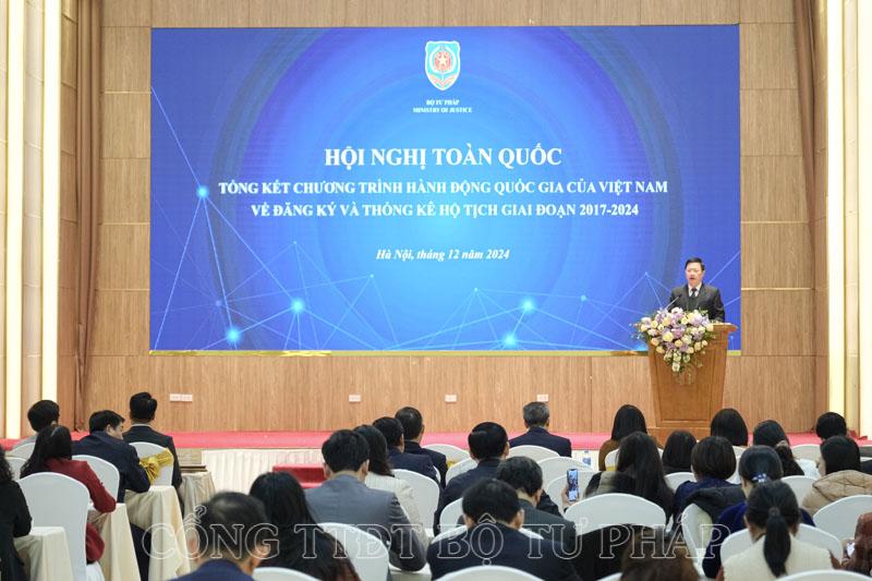 Quang cảnh hội nghị. Ảnh: MOJ.