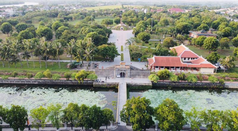 A whole view of Quang Tri Citadel.