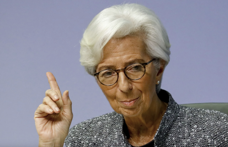 Chủ tịch ECB Christine Lagarde - Ảnh: Bloomberg.