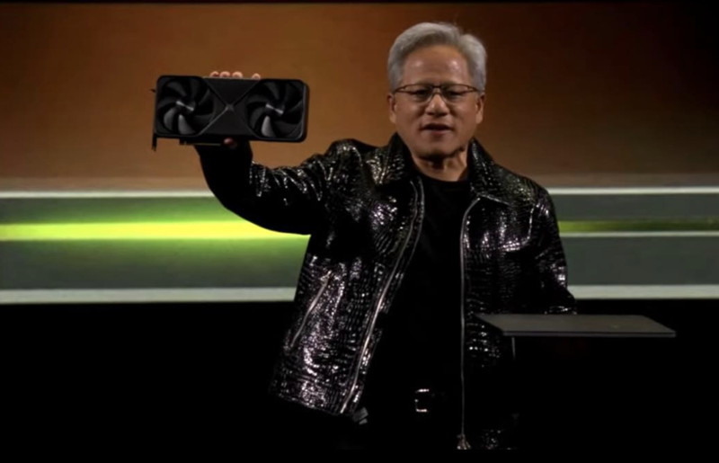 CEO Jensen Huang của Nvidia tại sự kiện Triển lãm Điện tử Tiêu dùng (CES) 2025.