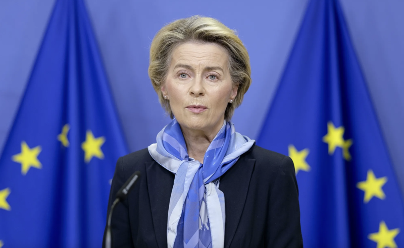 Chủ tịch Ủy ban châu Âu (EC) Ursula von der Leyen - Ảnh: Bloomberg.