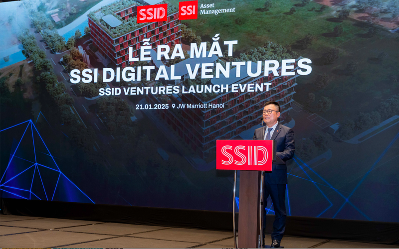 Mr. Nguyen Duy Hung, Chairman of SSI Securities Corporation, speaks at the launch of SSI Digital Ventures.