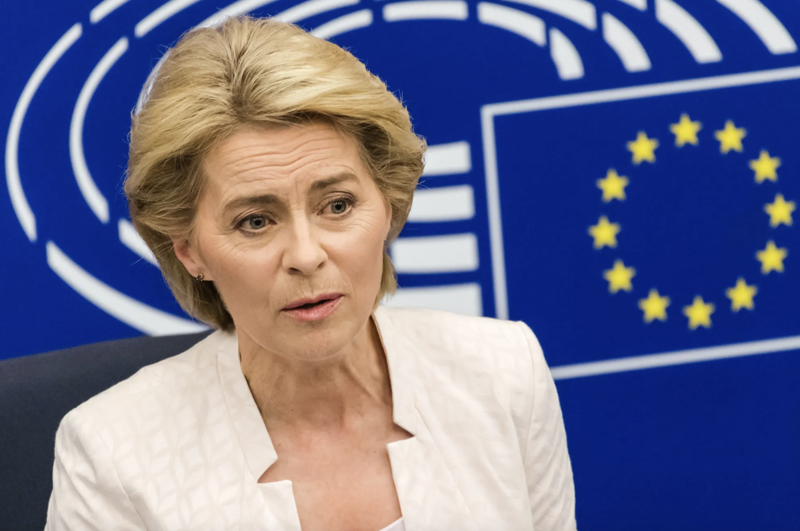 Chủ tịch EC Ursula von de Leyen - Ảnh: Bloomberg.