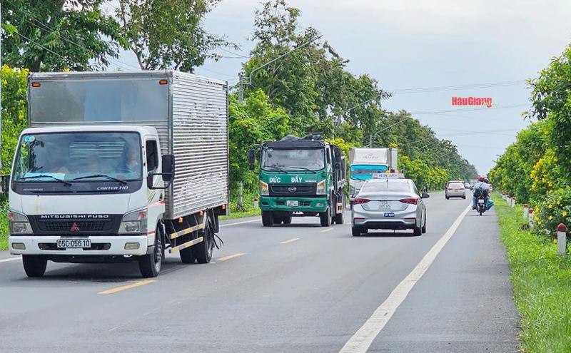 National Highway 61C. Photo: Bao Hau Giang.