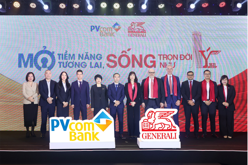 PVcomBank and Generali Vietnam signed a strategic partnership agreement for the exclusive distribution of life insurance products