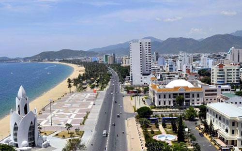 A part of Nha Trang city in Khanh Hoa province.