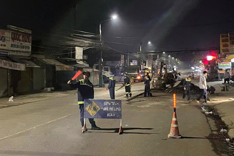 Bui Van Hoa Road has undergone numerous repairs and upgrades.