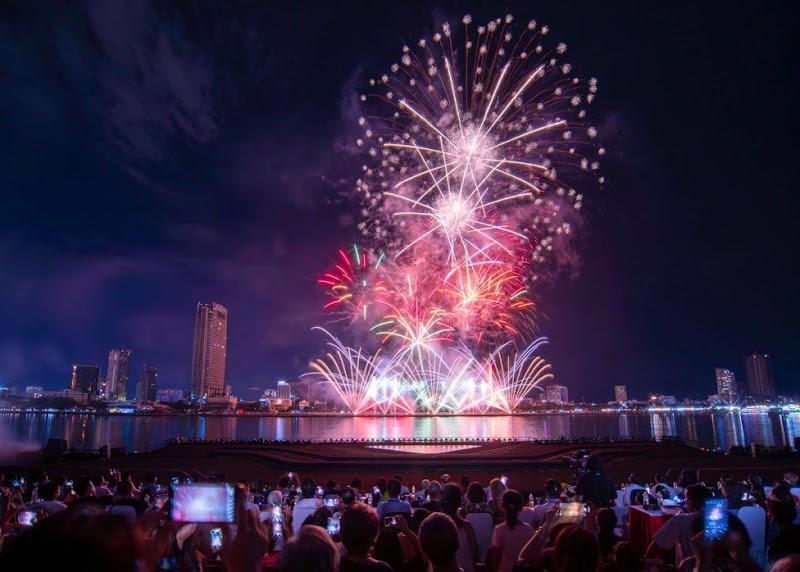 The 15th intrnational fireworks festival held in Da Nang in 2024.