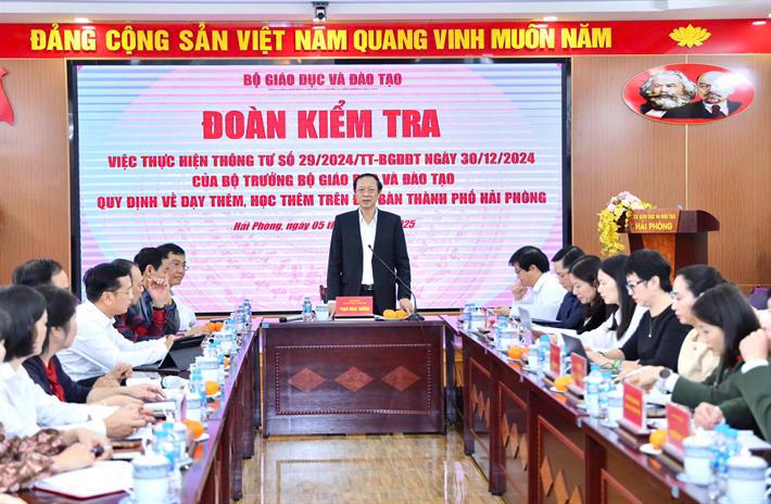 Quang cảnh buổi làm việc. Ảnh: MOET.