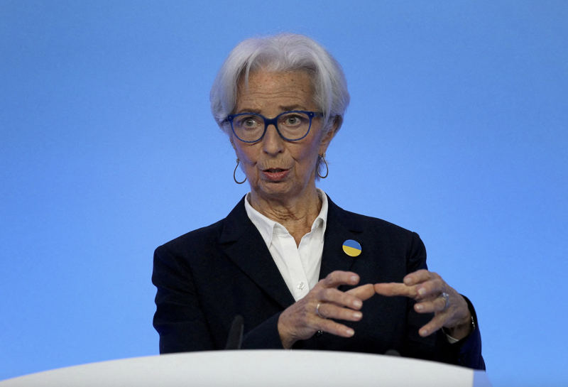 Chủ tịch ECB Christine Lagarde - Ảnh: Reuters.