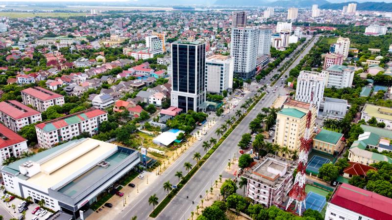 Một góc thành phố Vinh mở rộng