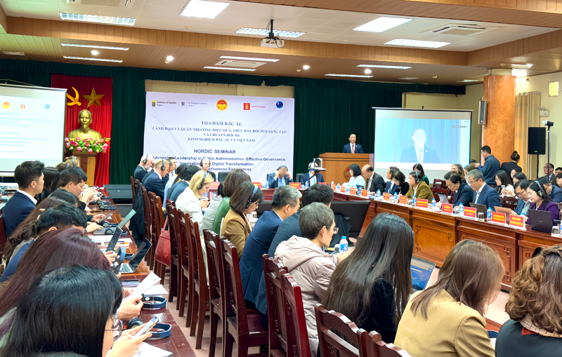  Tọa đàm khoa học quốc tế thường niên Bắc Âu lần thứ 8 với chủ đề “Lãnh đạo và quản trị công hiệu quả, thúc đẩy đổi mới sáng tạo và chuyển đổi số: Kinh nghiệm Bắc Âu và Việt mobi 1xbet”