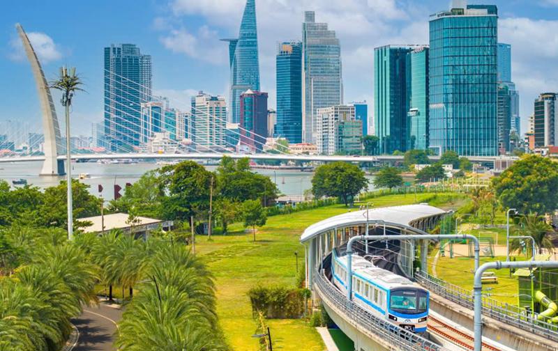 Metro số 1 TP.HCM - Ảnh minh họa.