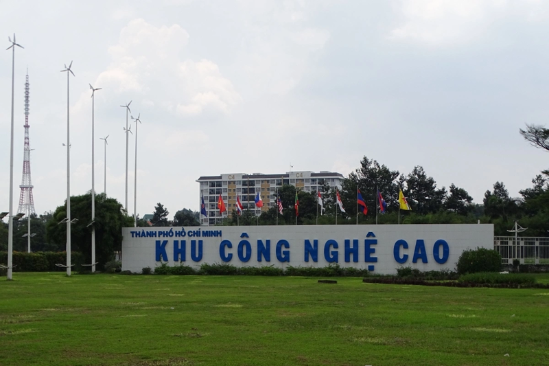 A view of the Saigon Hi-Tech Park.