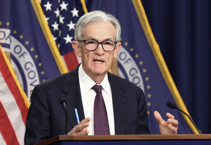 Chủ tịch bet88 con Jerome Powell tại họp báo ngày 7/5 ở Washington DC - Ảnh: Reuters.