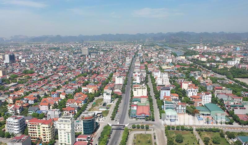 A view of Hoa Lu city in Ninh Binh.