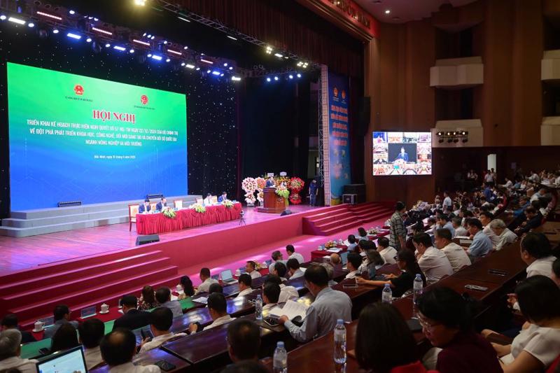 Hội nghị triển khai “Kế hoạch thực hiện Nghị quyết số 57-NQ/TW của Bộ Chính trị về đột phá phát triển khoa học, công nghệ, đổi mới sáng tạo và chuyển đổi số quốc gia”.