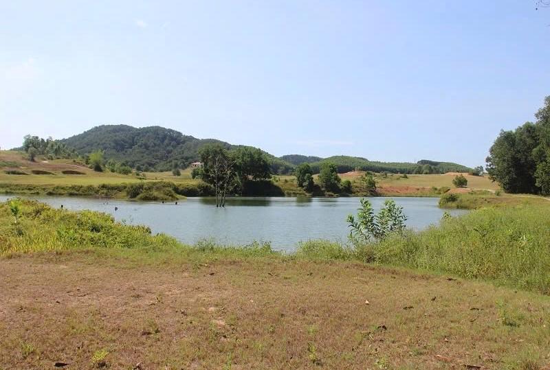 Một góc dự án Khu quần thể sân golf Huế. Ảnh Hà Nguyên