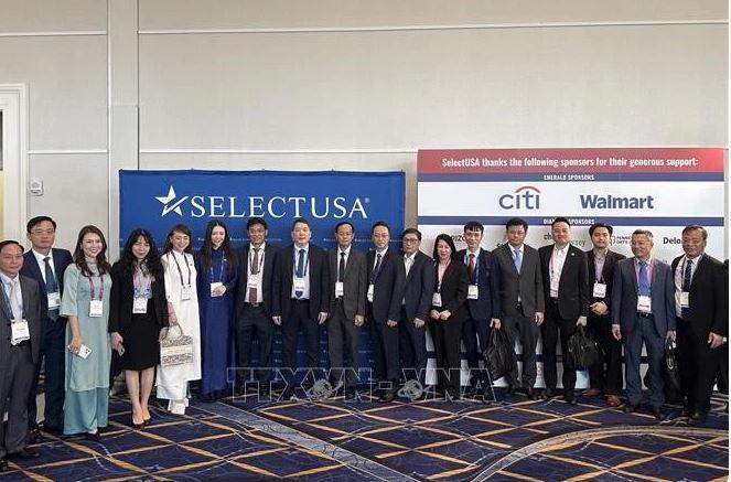 A delegation of Vietnamese enterprises across diverse sectors participate in the 11th SelectUSA Investment Summit in Maryland from May 11 to 14. (Photo: VNA)