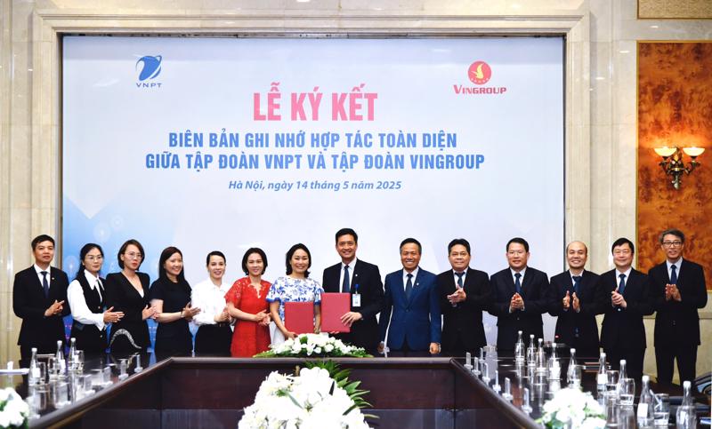VNPT và Vingroup hợp tác toàn diện hướng tới mục tiêu góp phần xây dựng một Việt Nam xanh.