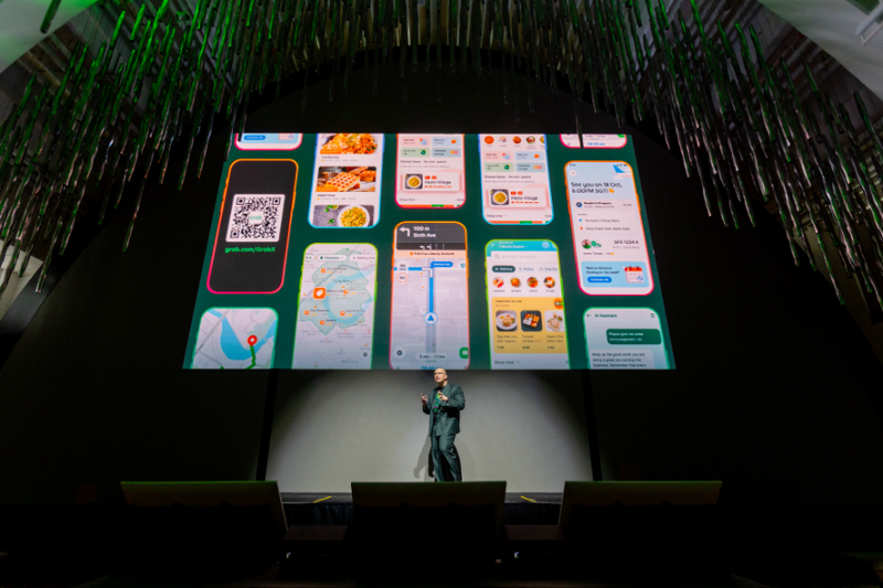 The GrabX product showcase held in Singapore in April (Photo: Grab)