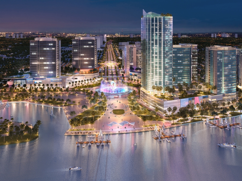 Đại đô thị Izumi City tọa lạc bên sông Đồng Nai.