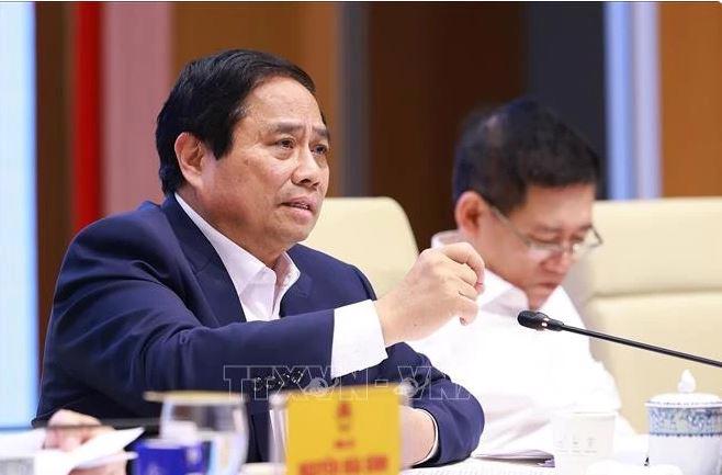 Prime Minister Pham Minh Chinh speaks at the second meeting of the Government Steering Committee on Science, Technology, Innovation, Digital Transformation and Project 06 (Photo: VNA)