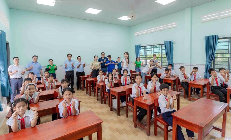 Mang lại môi trường học tập an toàn và thoải mái cho thế hệ trẻ là một trong những đóng góp chủ đạo của BASF tại Việt Nam.