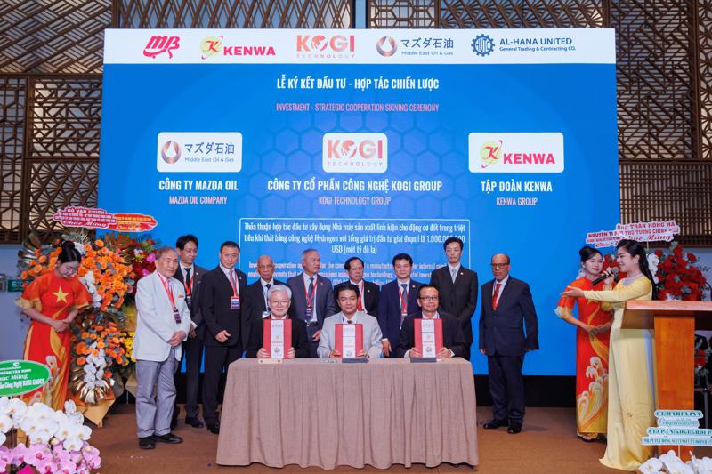 Công ty Cổ phần Công nghệ KOGI Group, Công ty Mazda Oil và Tập đoàn Kenwa ký kết đầu tư - hợp tác chiến lược.