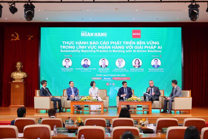 Tọa đàm “Thực hành Báo cáo Phát triển bền vững trong lĩnh vực ngân hàng với giải pháp AI”