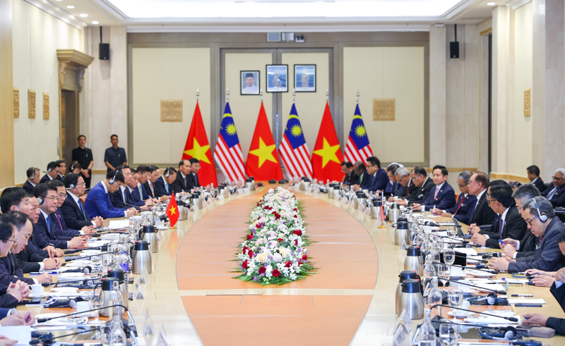 Quang cảnh hội đàm - Ảnh: VG{