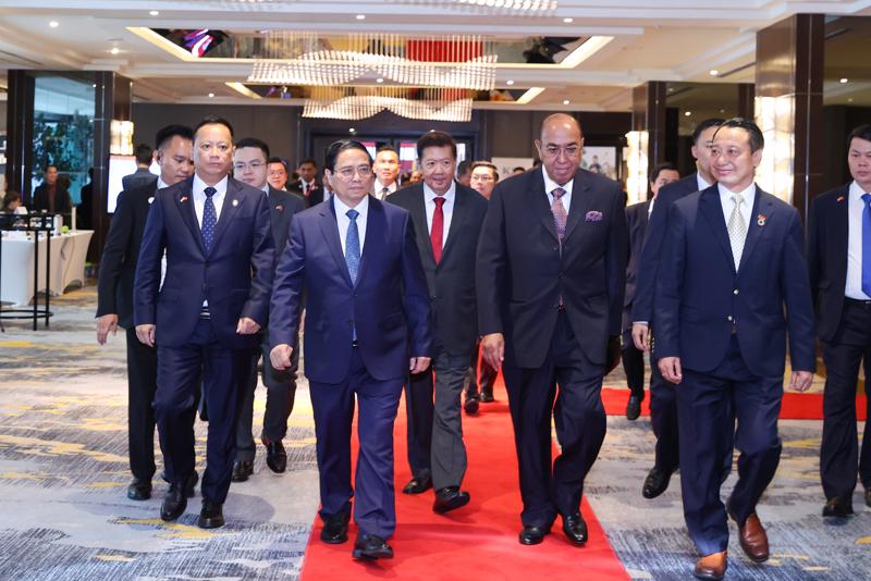 Thủ tướng Phạm Minh Chính dự Diễn đàn Lãnh đạo và Đối tác ASEAN - Ảnh: VGP