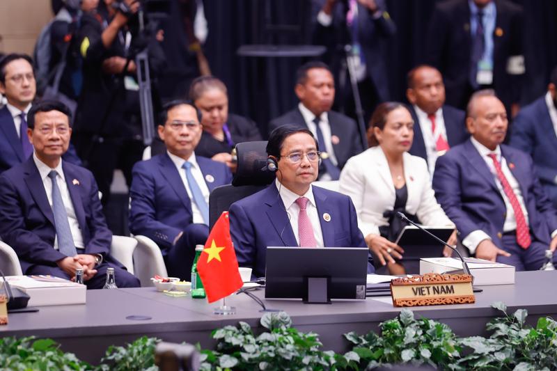 Thủ tướng Phạm Minh Chính tại hội nghị - Ảnh: VGP