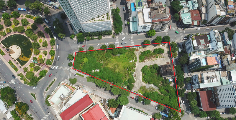 Khu đất vàng số 2-4-6 đường Hai Bà Trưng phường Bến Nghé, quận 1 TP. Hồ Chí Minh bỏ trống nhiều năm - Ảnh minh họa.