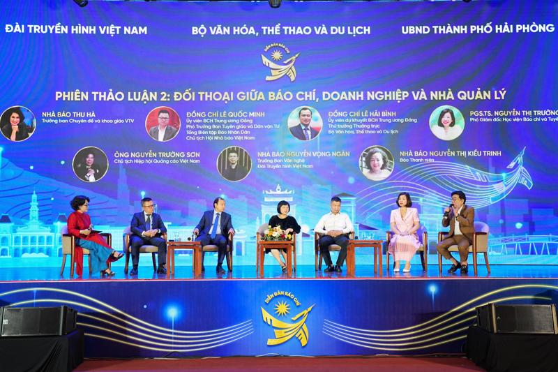 Diễn đàn “Vai trò của báo chí trong việc thúc đẩy phát triển triển các ngành công nghiệp văn hoá năm 2025”.
