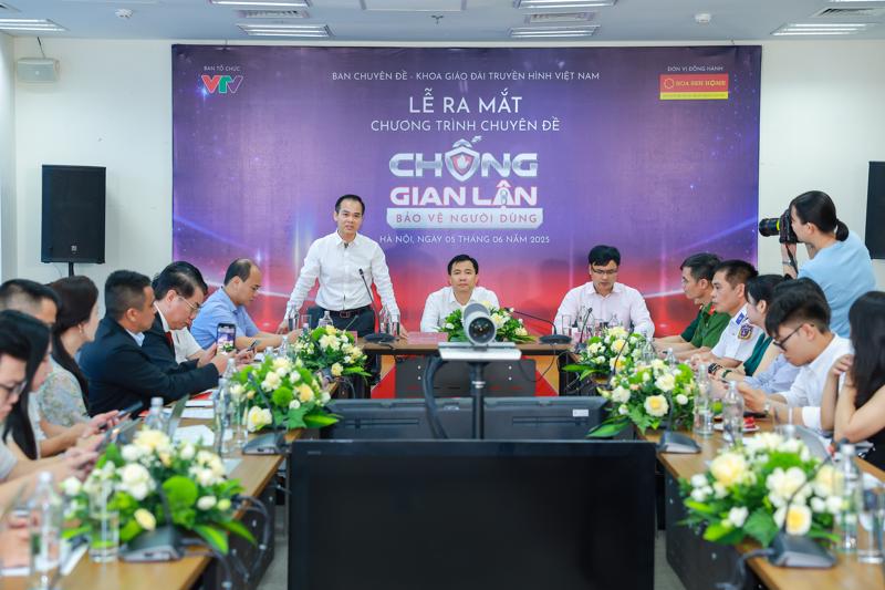 Toàn cảnh buổi họp báo ra mắt chương trình truyền hình “Chống gian lận - Bảo vệ người tiêu dùng”