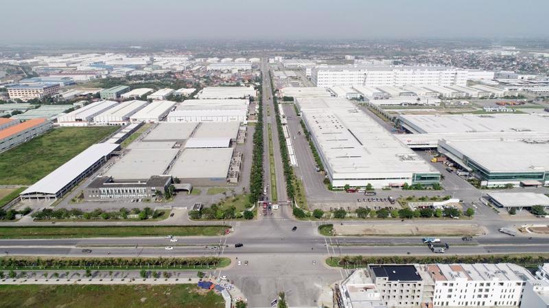 An industrial park in Hai Phong.
