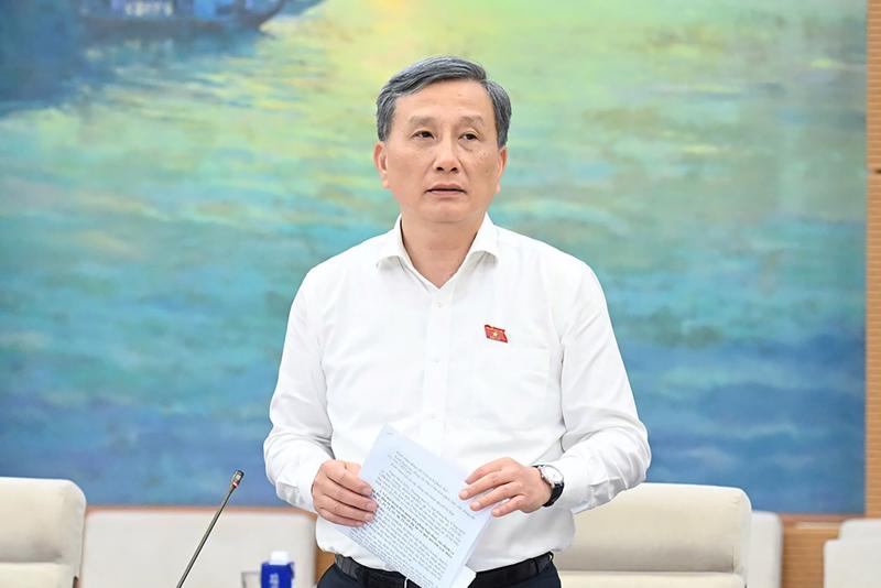 Chủ nhiệm Ủy ban Khoa học, Công nghệ và Môi trường của Quốc hội Lê Quang Huy.