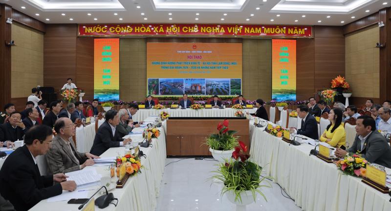 Hội thảo “Những định hướng phát triển kinh tế- xã hội tỉnh Lâm Đồng mới trong giai đọan 2026- 2030".