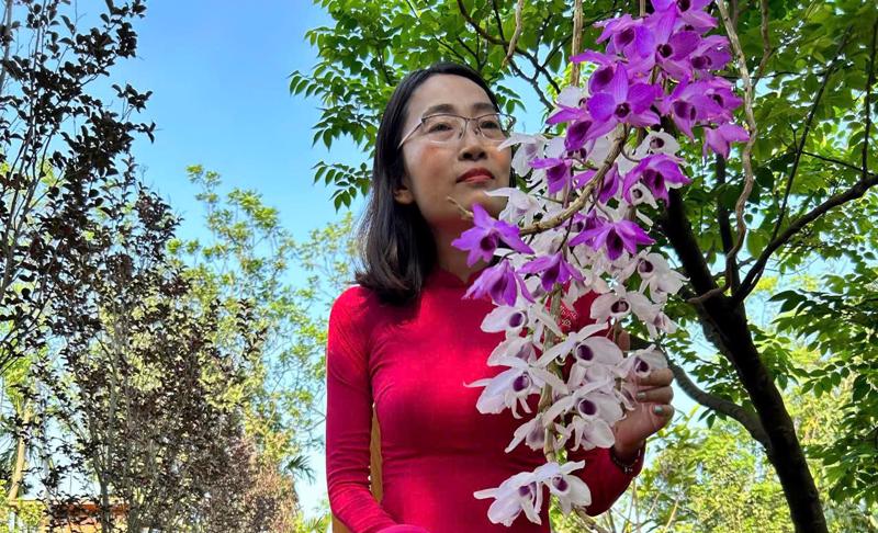 Thành quả của công việc biến rác thành hoa.