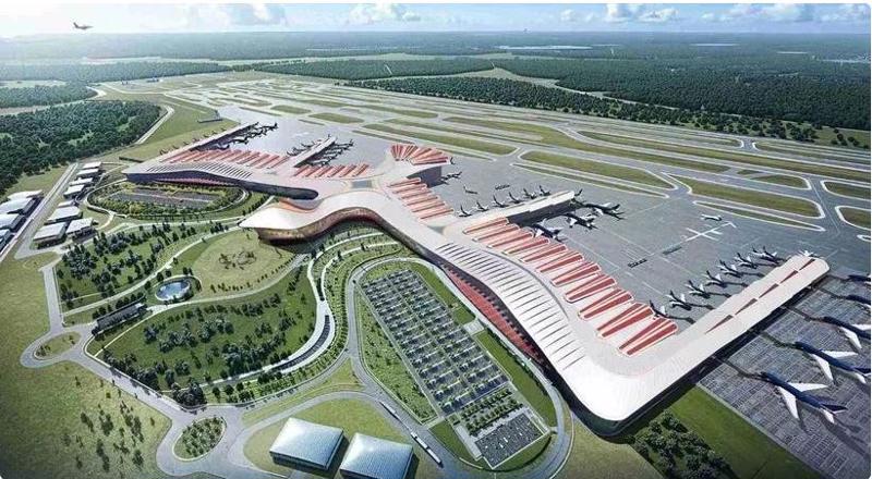 A graphic design of a new passenger terminal of Phu Quoc International Airport. (Source: VNA) 